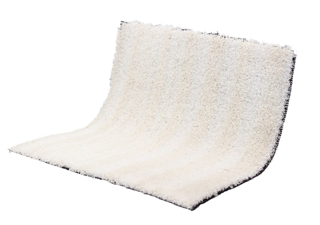Pasto Sintético para Canchas de Pádel de 12 mm en Color Blanco